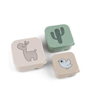  Snackbox-set Lalee (set van 3) - Sand