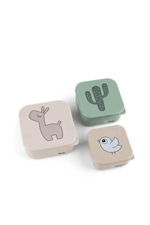  Snackbox-set Lalee (set van 3) - Sand