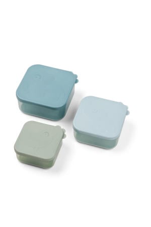 snackbox-set Deer Friends (set van 3) - Blauw