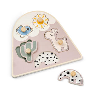 Houten legpuzzel Lalee 5 st - Sand