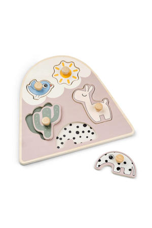 Houten legpuzzel Lalee 5 st - Sand