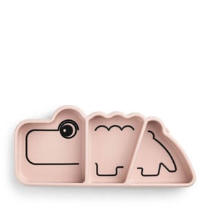 Siliconen Stick & Stay snackbord Croco - Powder
