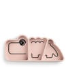 Done by Deer Siliconen Stick & Stay snackbord Croco - Powder
