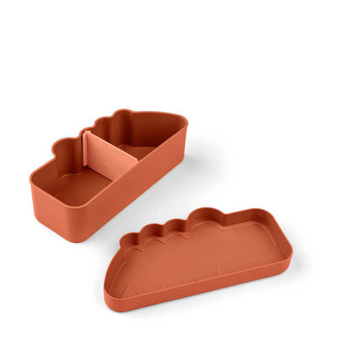 Done by Deer Kiddish lunchbox Croco Broodtrommel Oranje