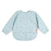 Done by Deer slabbetje met mouwen Happy dots - Blauw