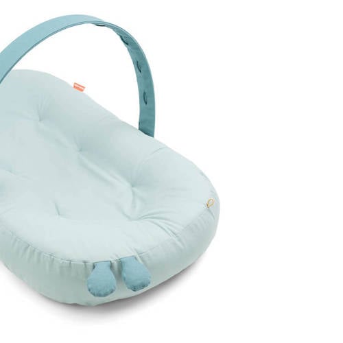 Done by Deer Cozy Lounger met activiteitenboog Raffi Babynest Blauw