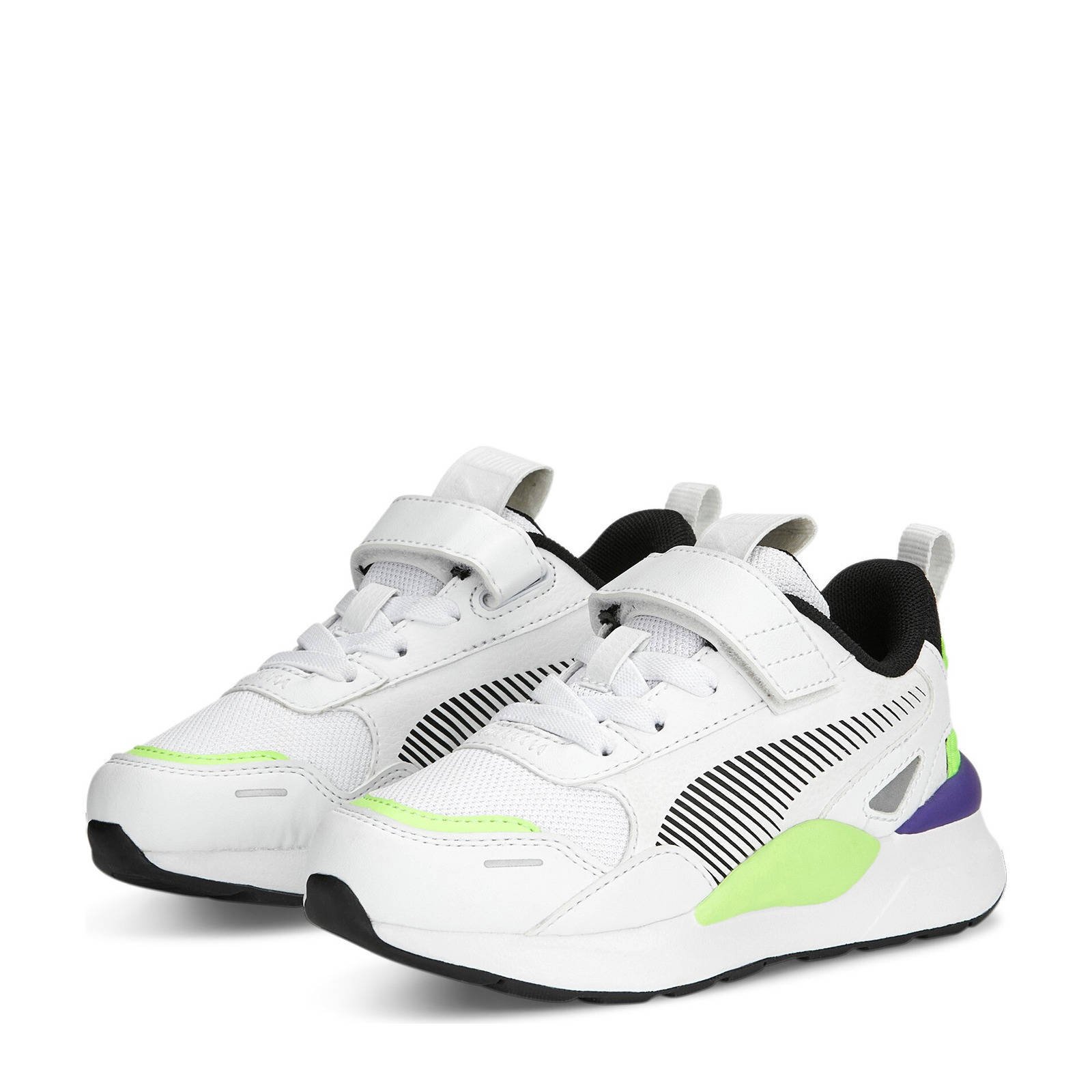 Puma RS 3.0 Synth Pop sneakers wit groen paars kleertjes