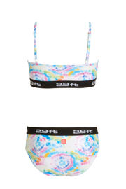 thumbnail: 29FT tie-dye crop bikini Mel blauw/roze