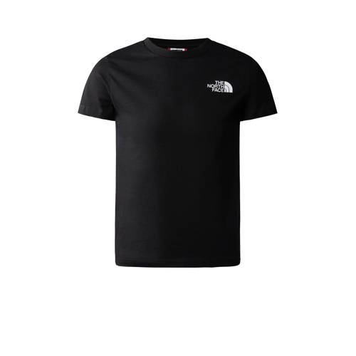 The North Face T-shirt met logo zwart Jongens/Meisjes Katoen Ronde hals
