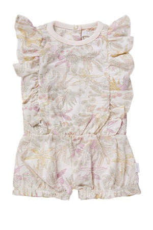 babyplaysuit Nola ecru/beige/lila/geel