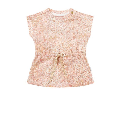 Noppies baby jurk Nicholls van biologisch katoen roze All over print 