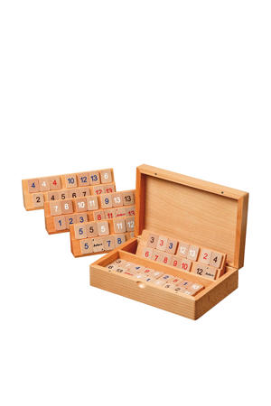 Rummy cassette beukenhout 22x14,5cm