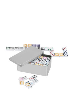 Domino dubbel 12 in metalen box Domino dubbel 12 in metalen box Domino dubbel 12 set