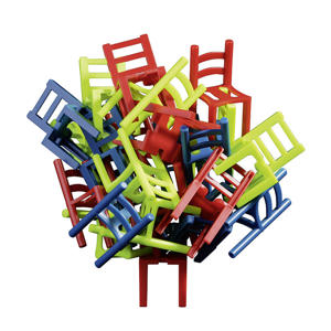 Stoel op Stoel stapelspel 38x38 mm