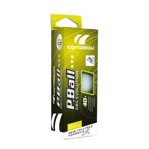 tafeltennisballen P-ball *** wit 3 st. Tafeltennisballen P-ball *** 3 stuks (wit)