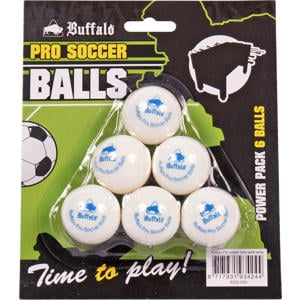 Pro Set tafelvoetbalballetjes (wit)