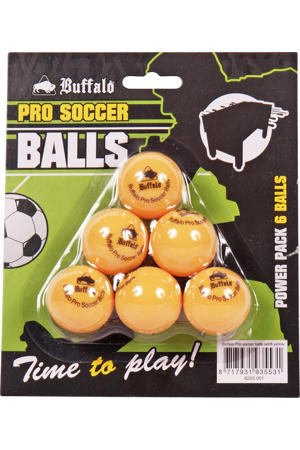 Pro Set tafelvoetbalballetjes (geel)