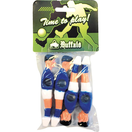 blauwe tafelvoetbal