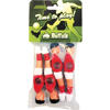 Buffalo  Tafelvoetbalpoppen 13 mm 4 stuks (rood/wit)
