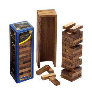 Timber vallende toren deluxe 80x70x235mm