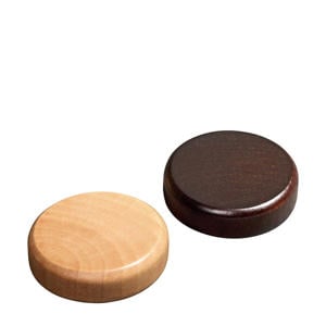 Backgammon stenen klein 25x8mm 30st Backgammon stenen 30 stuks