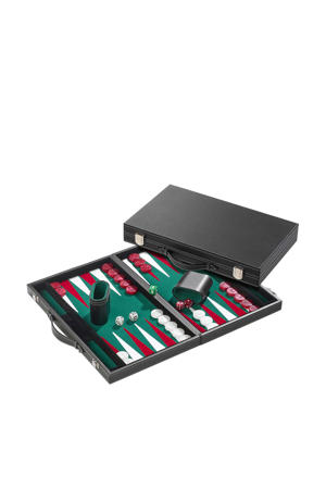 Backgammon groen medium 28x23,5cm