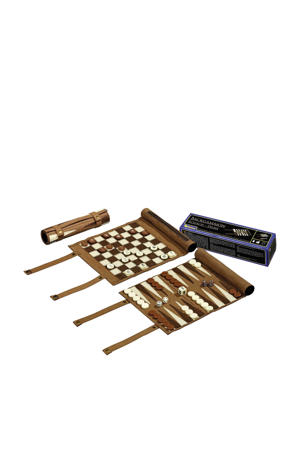 Backgammon, schaak- en dam reisset rol