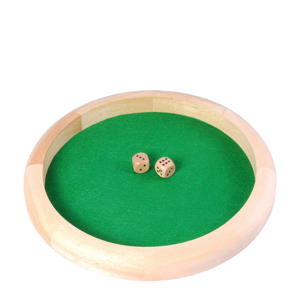 Dobbelpiste 29cm inclusief 2 dobbelstenen Dobbelpiste incl. 2 dobbelstenen (29 cm)