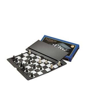 reis schaakset magnetisch etui Magnetische reisschaakset etui