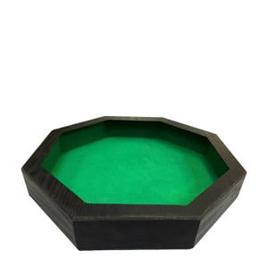 dobbelpiste achthoekig zwart Dobbelpiste achthoekig (zwart)