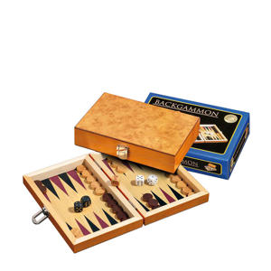 Backgammon Korinth mini 19.5x12.5cm