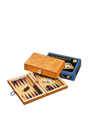Backgammon Korinth mini 19.5x12.5cm