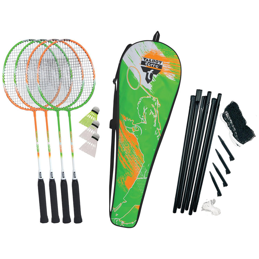 Talbot Torro Attacker Attacker badmintonset voor 4 spelers