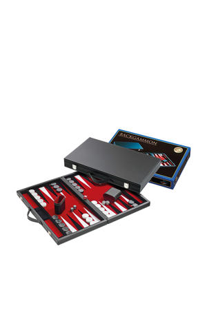 Backgammon rood medium 38x23,5cm Backgammon rood