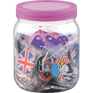 Dart flights grote pot (300st.) Dart flights grote pot (300st.)