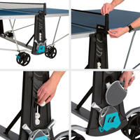 thumbnail: Cornilleau 300X Outdoor tafeltennistafel (blauw)
