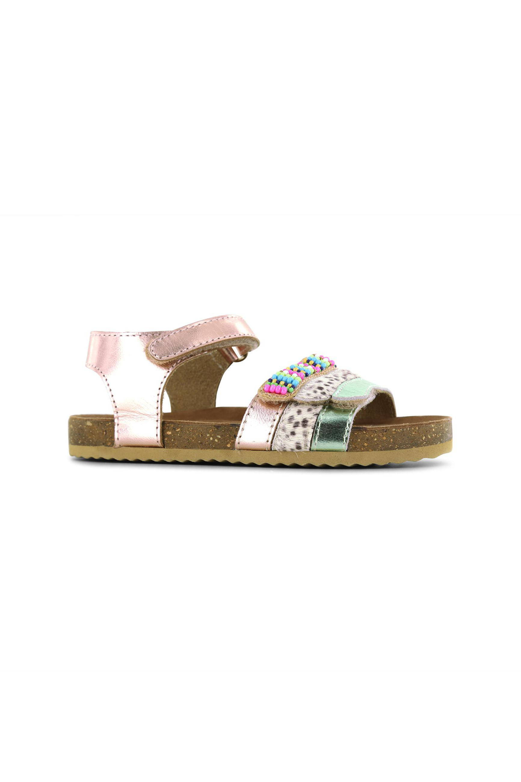 Leren discount sandalen meisje