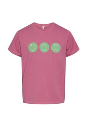 T-shirt PKFIBBI met printopdruk roze