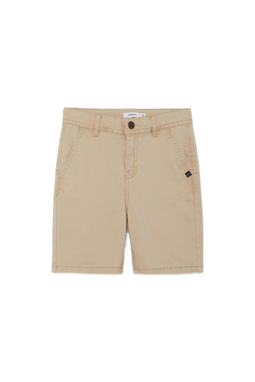 NAME IT KIDS slim fit short NKMSILAS lichtblauw | wehkamp