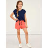 NAME IT KIDS sweatshort NKFVOLTA koraal