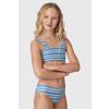 Brunotti crop bikini Amellia lichtblauw/wit