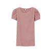 NAME IT MINI ribgebreid T-shirt NMFKAB met kant mauve