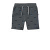 NAME IT MINI regular fit sweatshort NMMVERMO met all over print grijsblauw