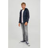 JACK & JONES JUNIOR gewatteerde tussenjas JJEMULTI donkerblauw