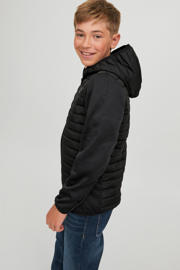thumbnail: JACK & JONES JUNIOR gewatteerde tussenjas JJEMULTI met logo zwart