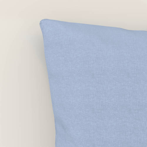 Wehkamp Home katoenen kussensloop blauw (set van 2) (60x70 cm) Effen