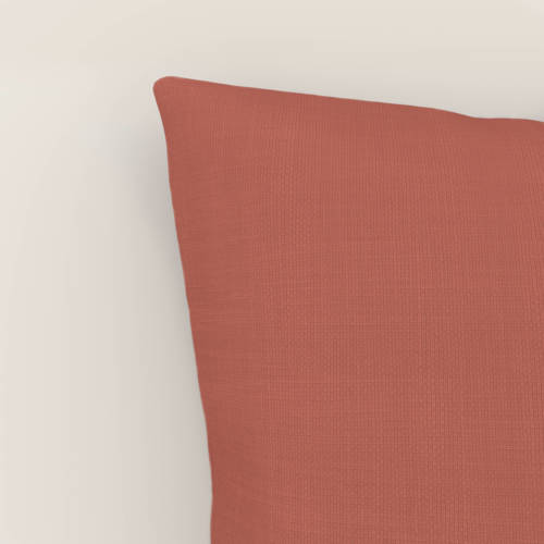 Wehkamp Home katoenen kussensloop roodbruin (set van 2) (60x70 cm) Effen
