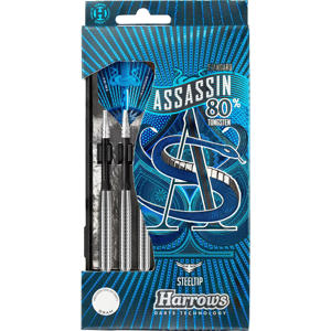 Assassin 80% Tungsten steeltip dartpijlen (25 gram)