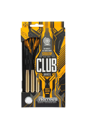  Club Brass steeltip dartpijlen (23 gram)