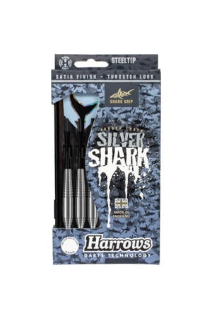 Silver Shark steeltip dartpijlen (24 gram)